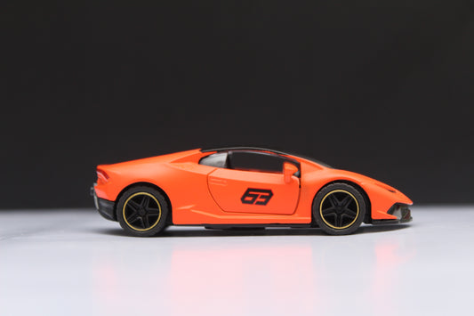 1:43 Lamborghini Metal Body Orange/B