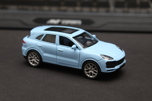 1:43 Porsche Cayenne Blue Diecast