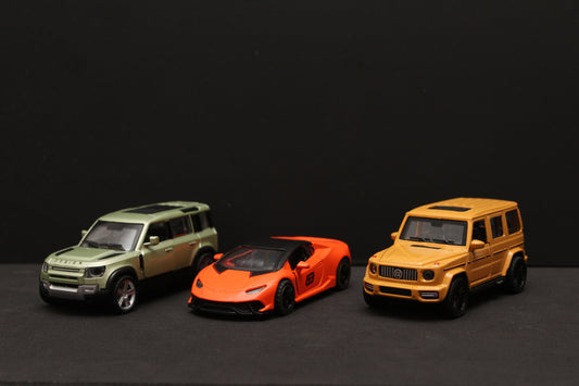 1:43 Gwagon , Defender , Lambo Diecast Combo