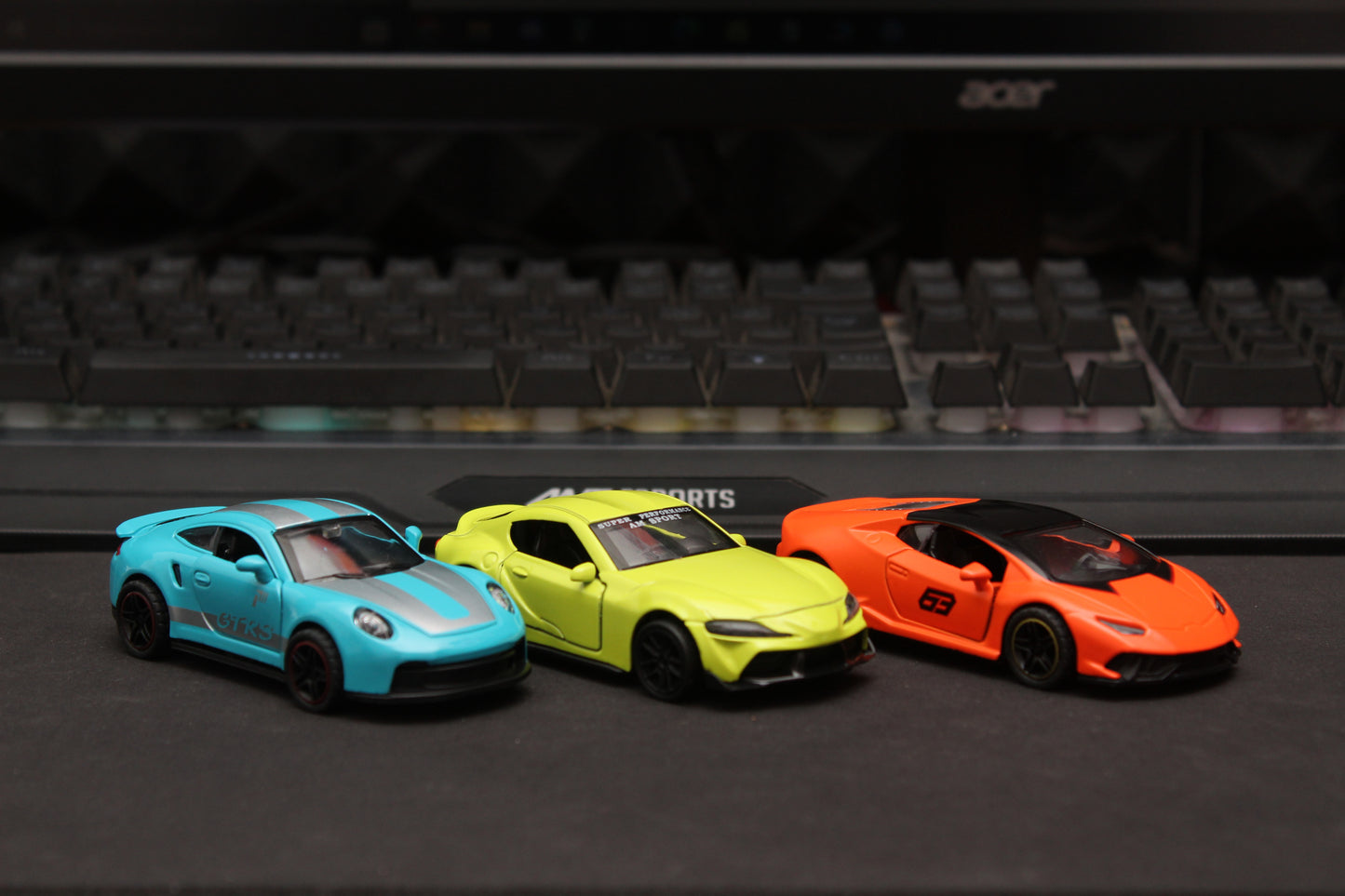 1:43 Porsche , Lambo , Supra Diecast Combo