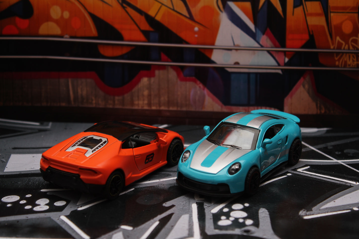 1:43 Porsche , Lambo Diecast Combo