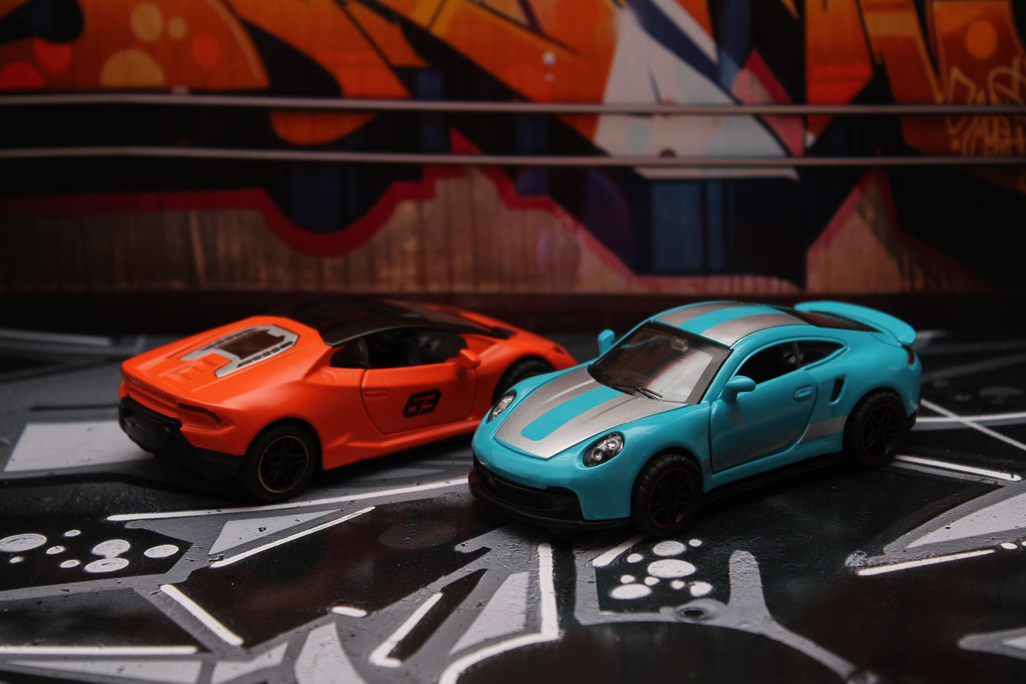 1:43 Porsche , Lambo Diecast Combo