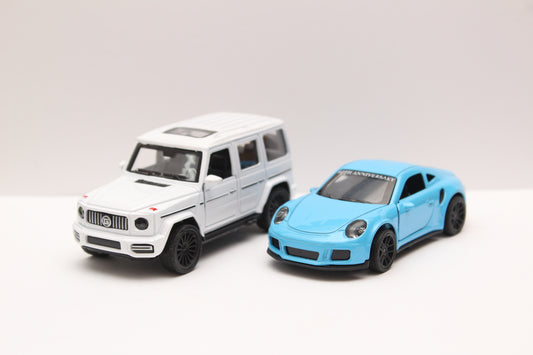1:43 Gwagon , Porsche Diecast Combo -  Kunju Vandi  