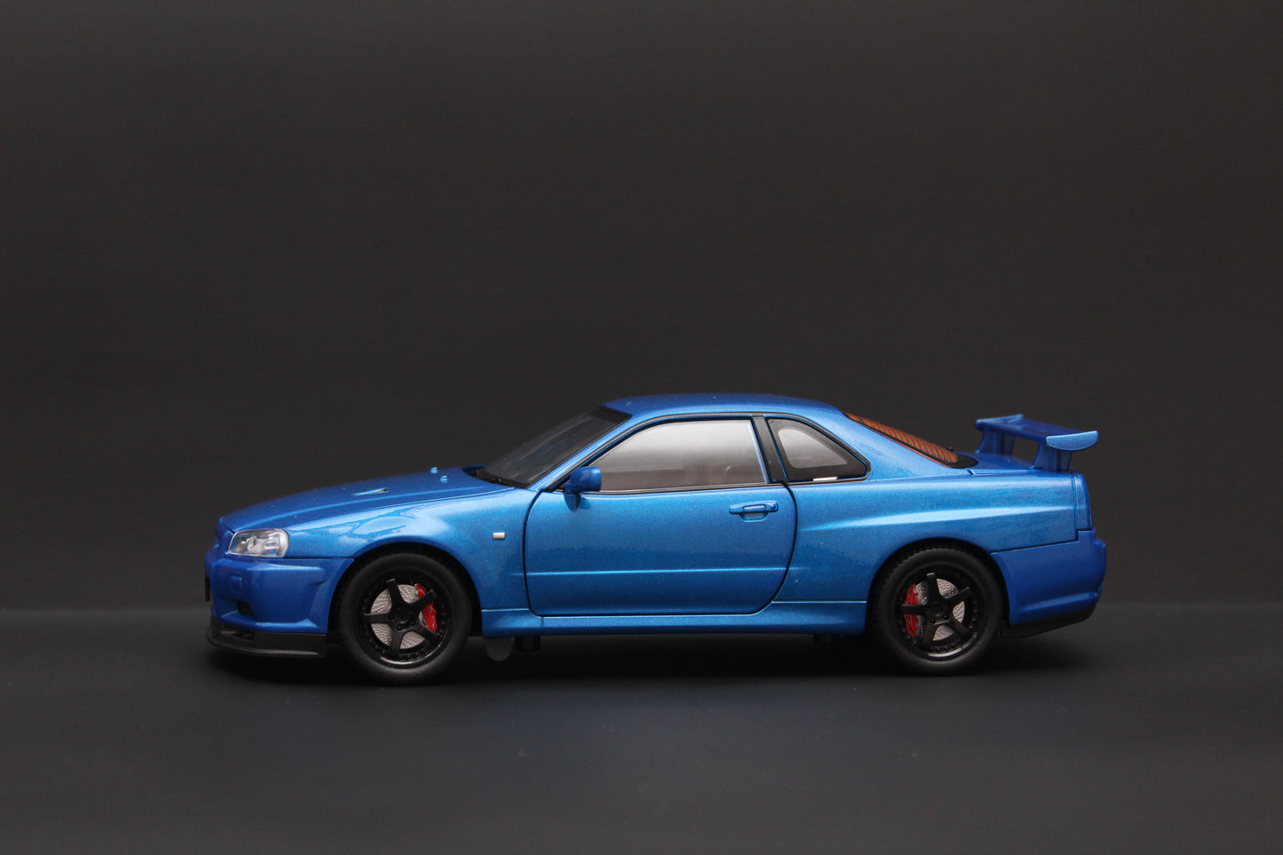 1:24 Gtr R34 High Quality Diecast (Blue)