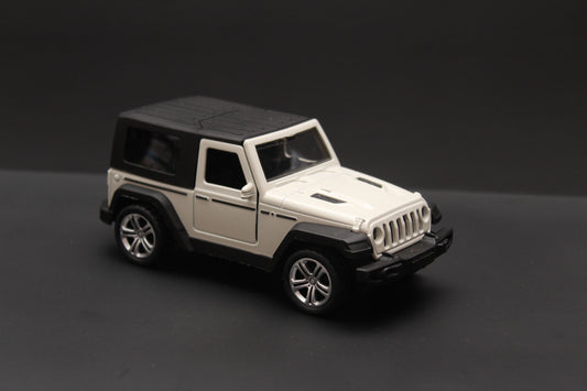 1:32 Jeep White Diecast -  Kunju Vandi  