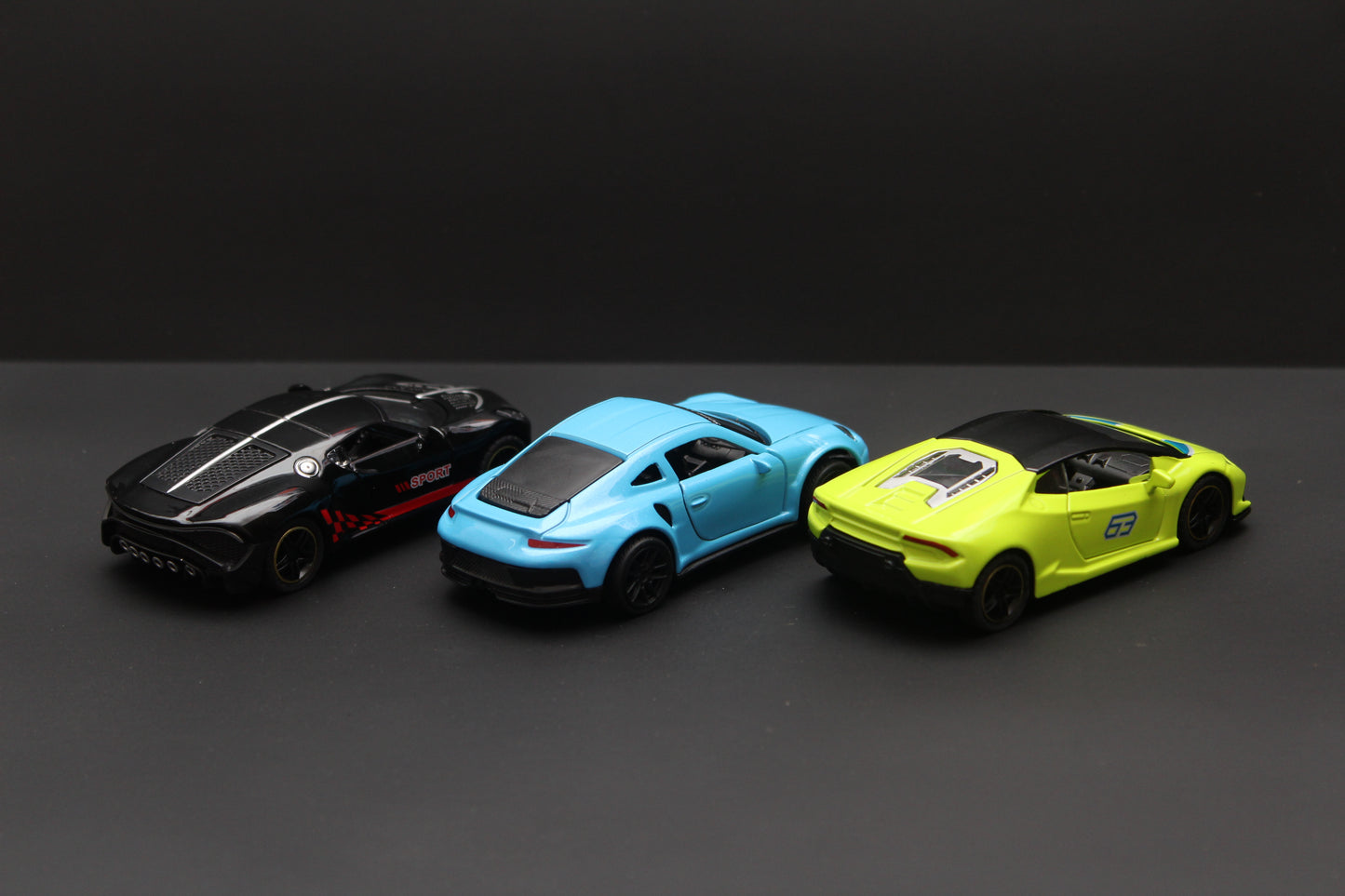 1:43 Porsche , Lambo , Bugatti Diecast Combo