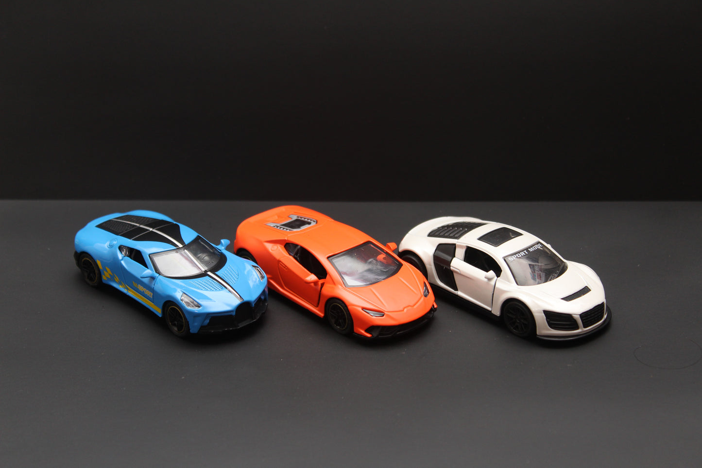 1:43 Lambo , Audi , Bugatti Diecast Combo