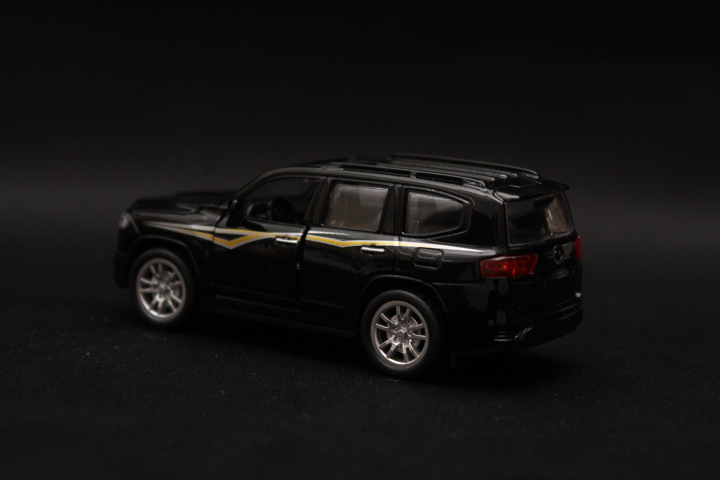 1:36 Toyota land cruiser Diecast Black (Prepaid Only)