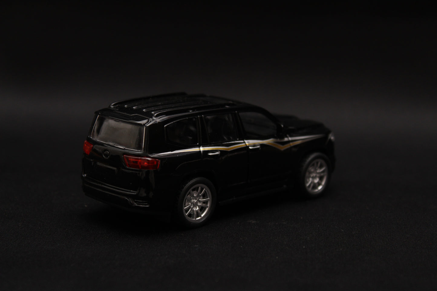 1:36 Toyota land cruiser Diecast Black (Prepaid Only)