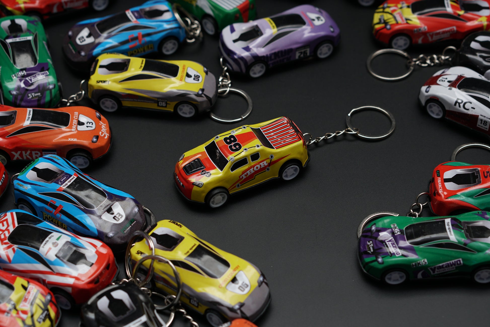 Metal Car Keychain 12Pcs Combo -  Kunju Vandi  
