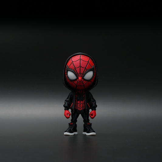 Mini Spider-Man Collectible | 12cm Hoodie Suit Design | Superhero Figure -  Kunju Vandi