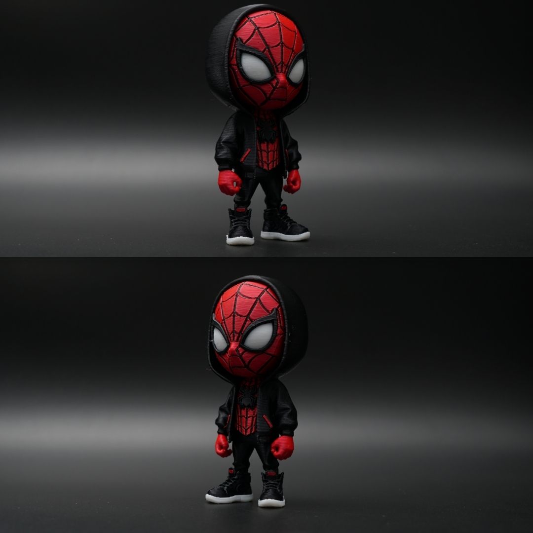 Mini Spider-Man Collectible | 12cm Hoodie Suit Design | Superhero Figure -  Kunju Vandi