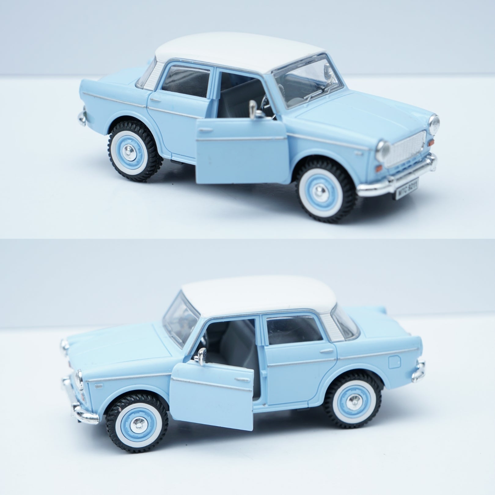 Premier Padmini Classic Collectible – Blue-White , STOCK CLEARING , Prepaid Only -  Kunju Vandi  
