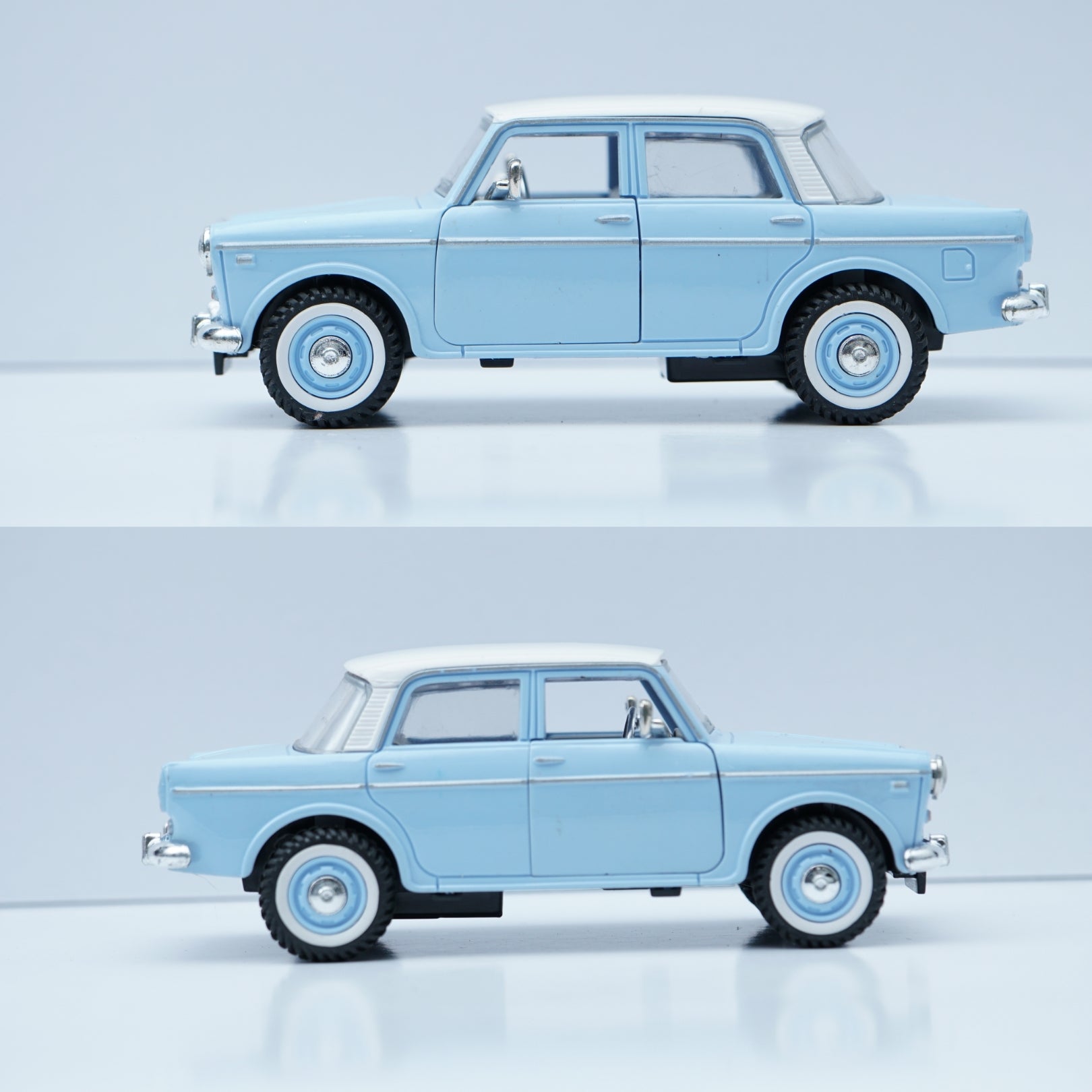 Premier Padmini Classic Collectible – Blue-White , STOCK CLEARING , Prepaid Only -  Kunju Vandi  