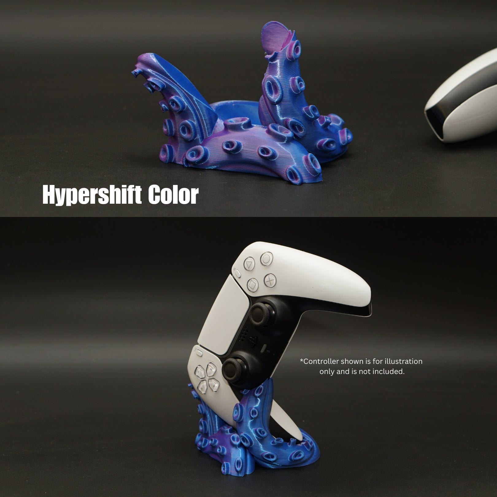 Ps5 Controller Holder , Kraken stand , Hyper Shift Color -  Kunju Vandi  