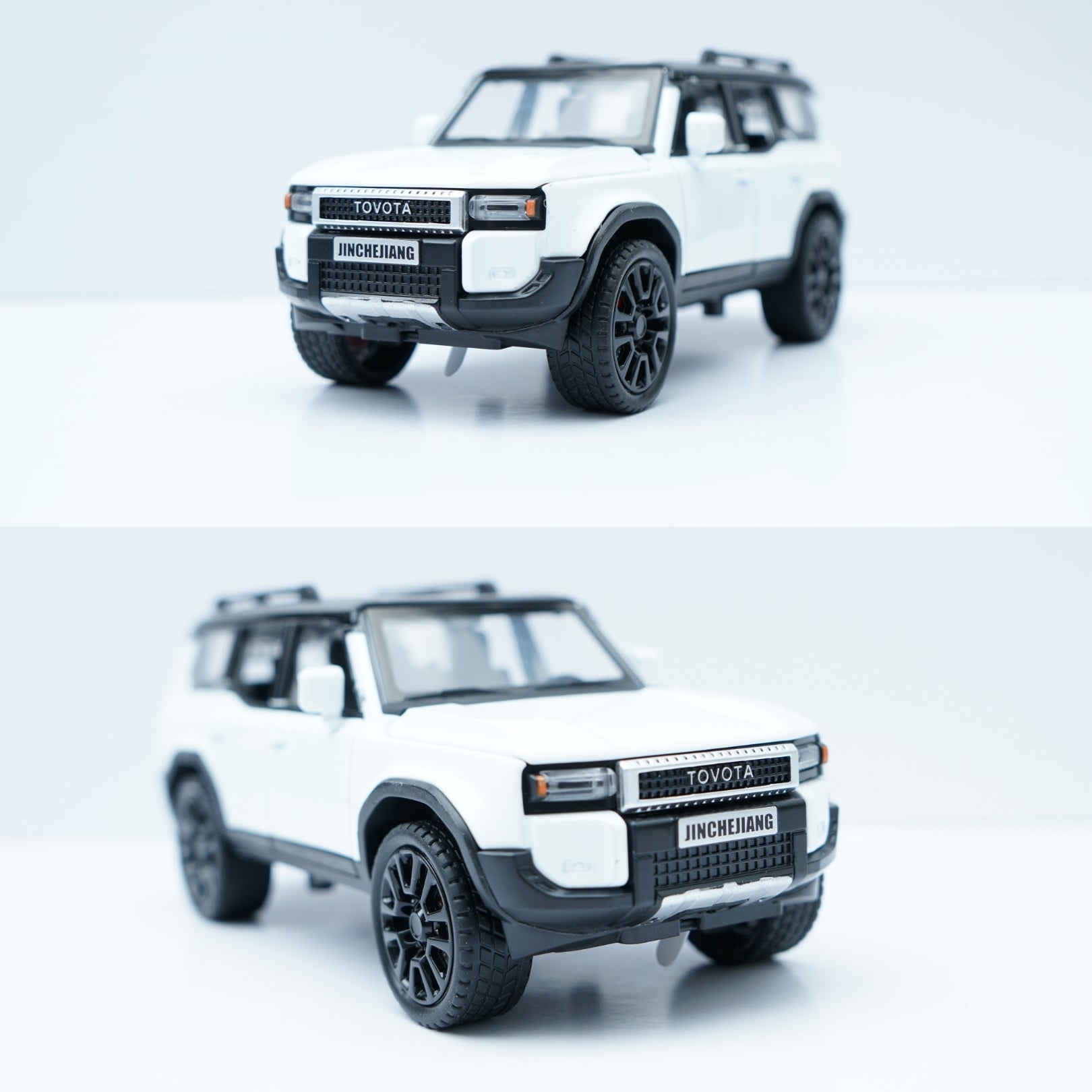 Toyota Land Cruiser Prado 1:32 Scale Diecast Model Car – White Edition -  Kunju Vandi  