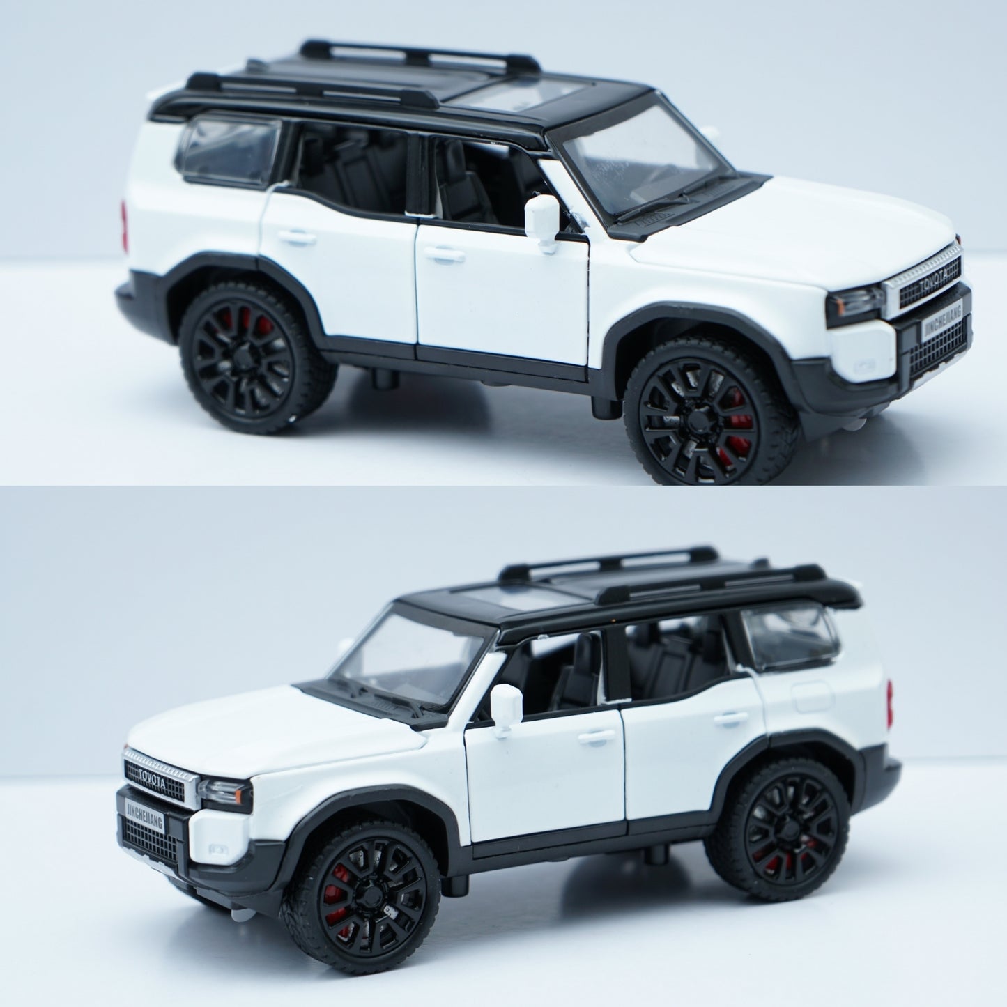 Toyota Land Cruiser Prado 1:32 Scale Diecast Model Car – White Edition -  Kunju Vandi  