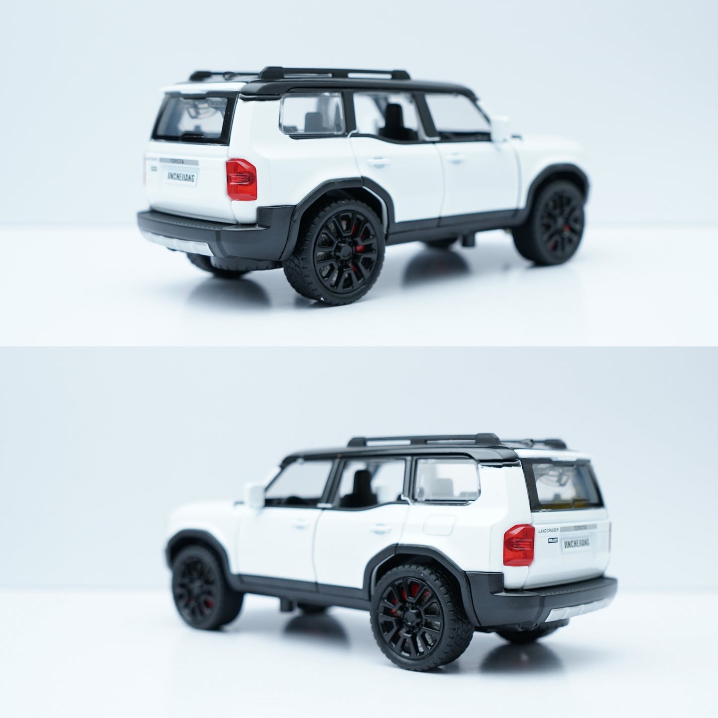 Toyota Land Cruiser Prado 1:32 Scale Diecast Model Car – White Edition -  Kunju Vandi  