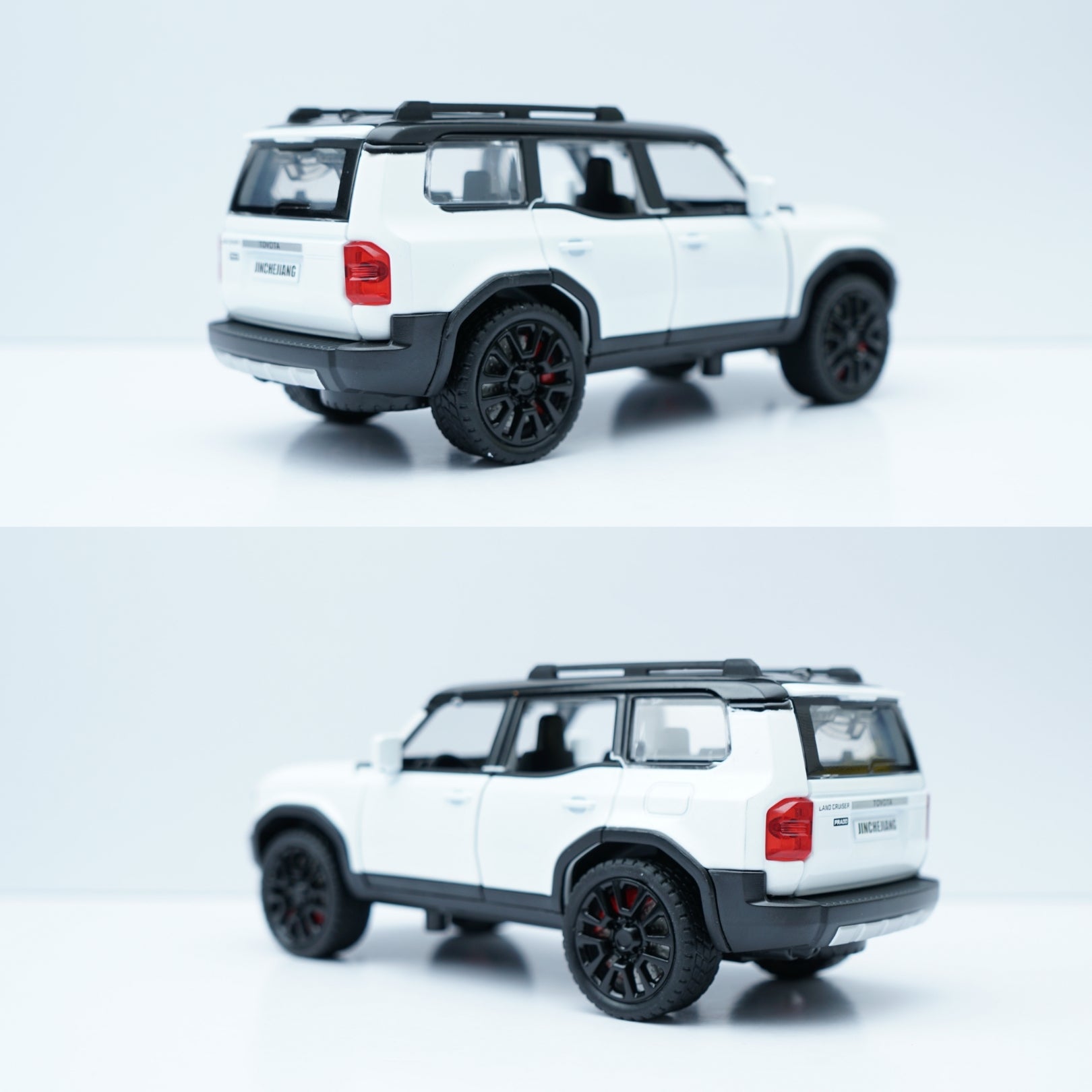 Toyota Land Cruiser Prado 1:32 Scale Diecast Model Car – White Edition -  Kunju Vandi  