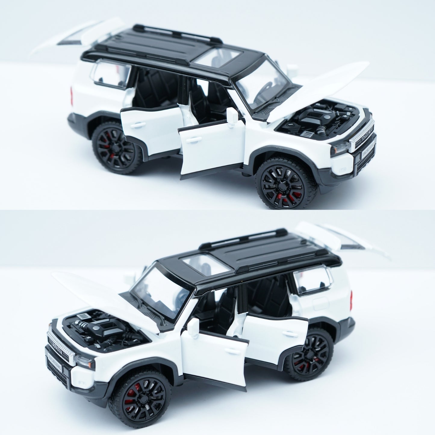 Toyota Land Cruiser Prado 1:32 Scale Diecast Model Car – White Edition -  Kunju Vandi  
