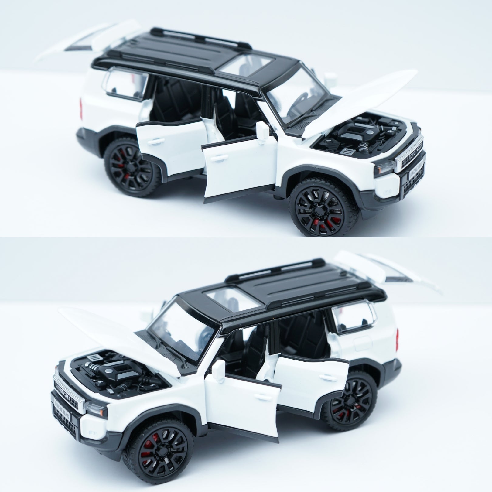 Toyota Land Cruiser Prado 1:32 Scale Diecast Model Car – White Edition -  Kunju Vandi  