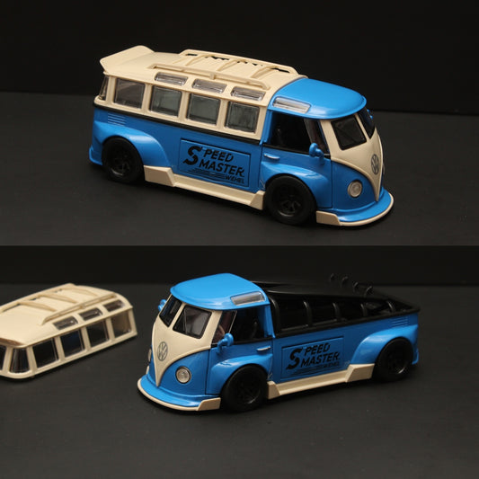 1:32 Volkswagen T1 Bus , Prepaid Only (Blue)