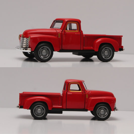 Chevy Pickup Truck Diecast Red