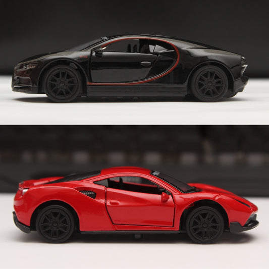 1:43 Bugatti , Ferarri Diecast Combo