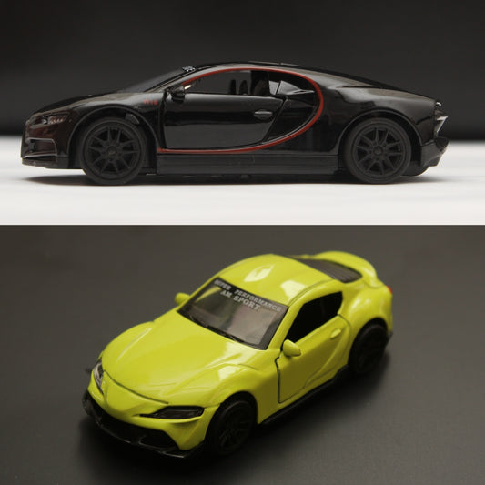 1:43 Supra , Bugatti Diecast Combo