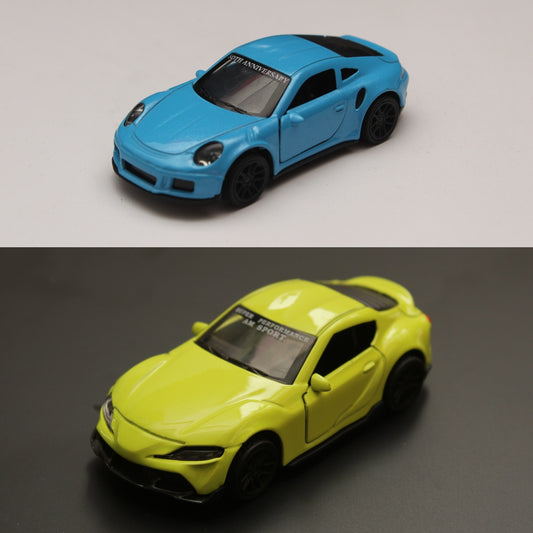 1:43 Supra , Porsche Diecast Combo