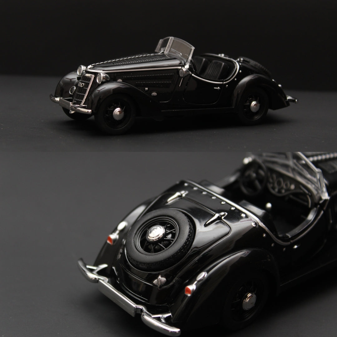 1:32 Audi Vintage Metal DieCast Car ,  Black