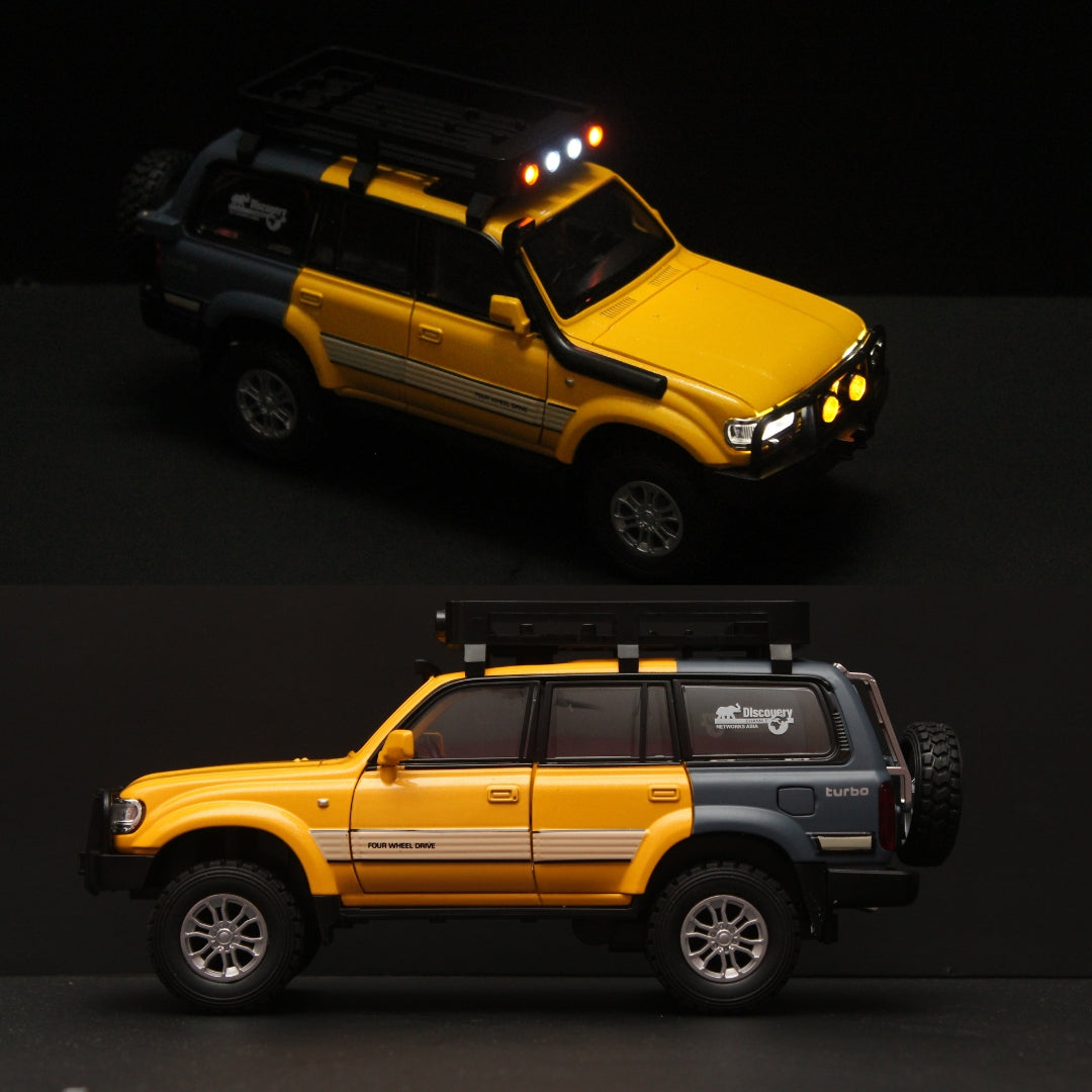 1:24 Toyota Land Cruiser LC80 Metal Diecast Car -  Kunju Vandi  