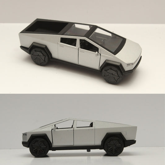 1:32 Cyber Truck Diecast Car Silver