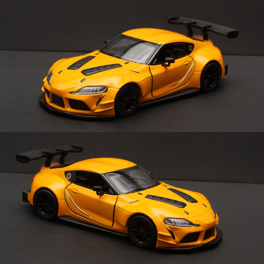 1:38 kinsmart Toyota GR Supra , Yellow