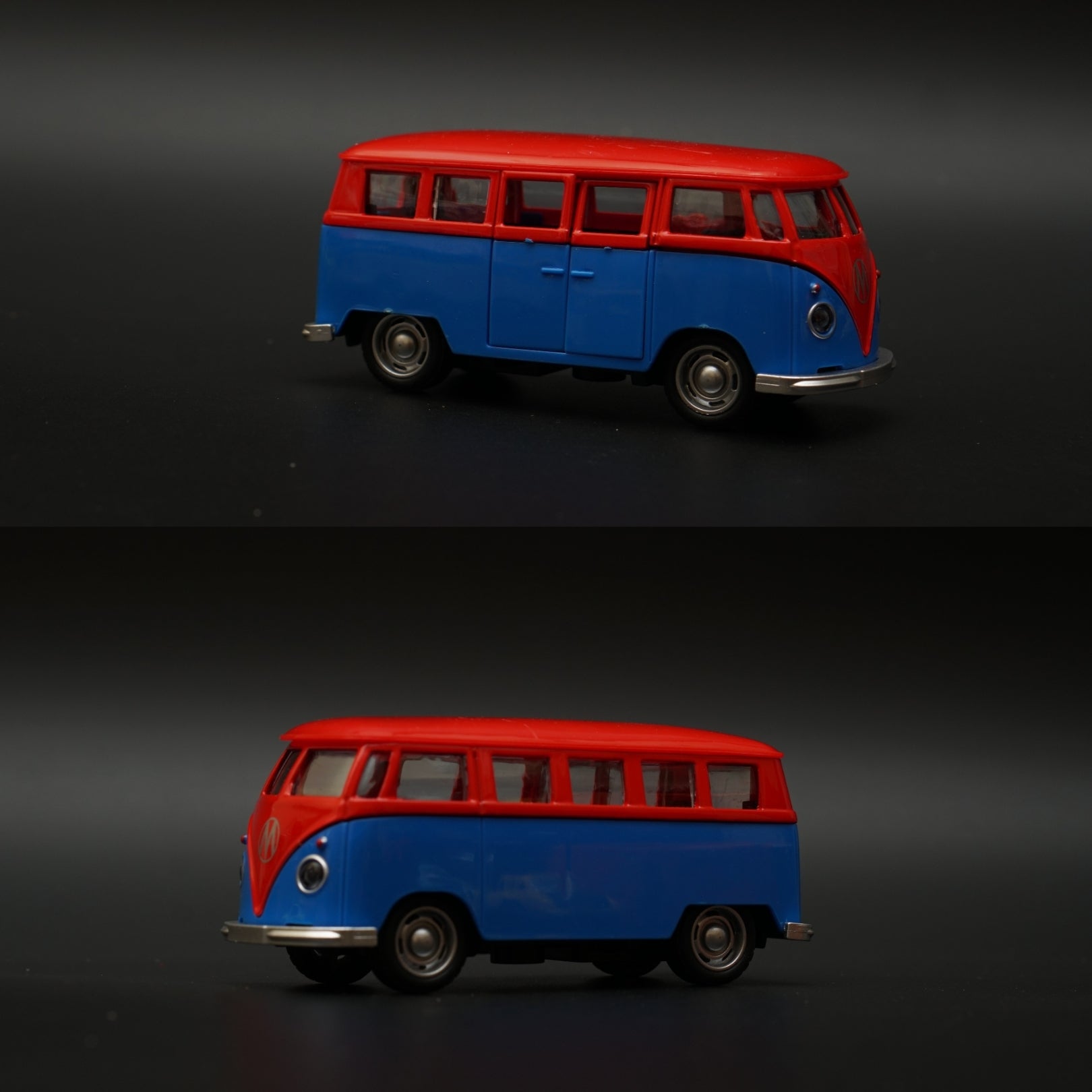 Volkswagen T1 Diecast, Blue-Red -  Kunju Vandi  