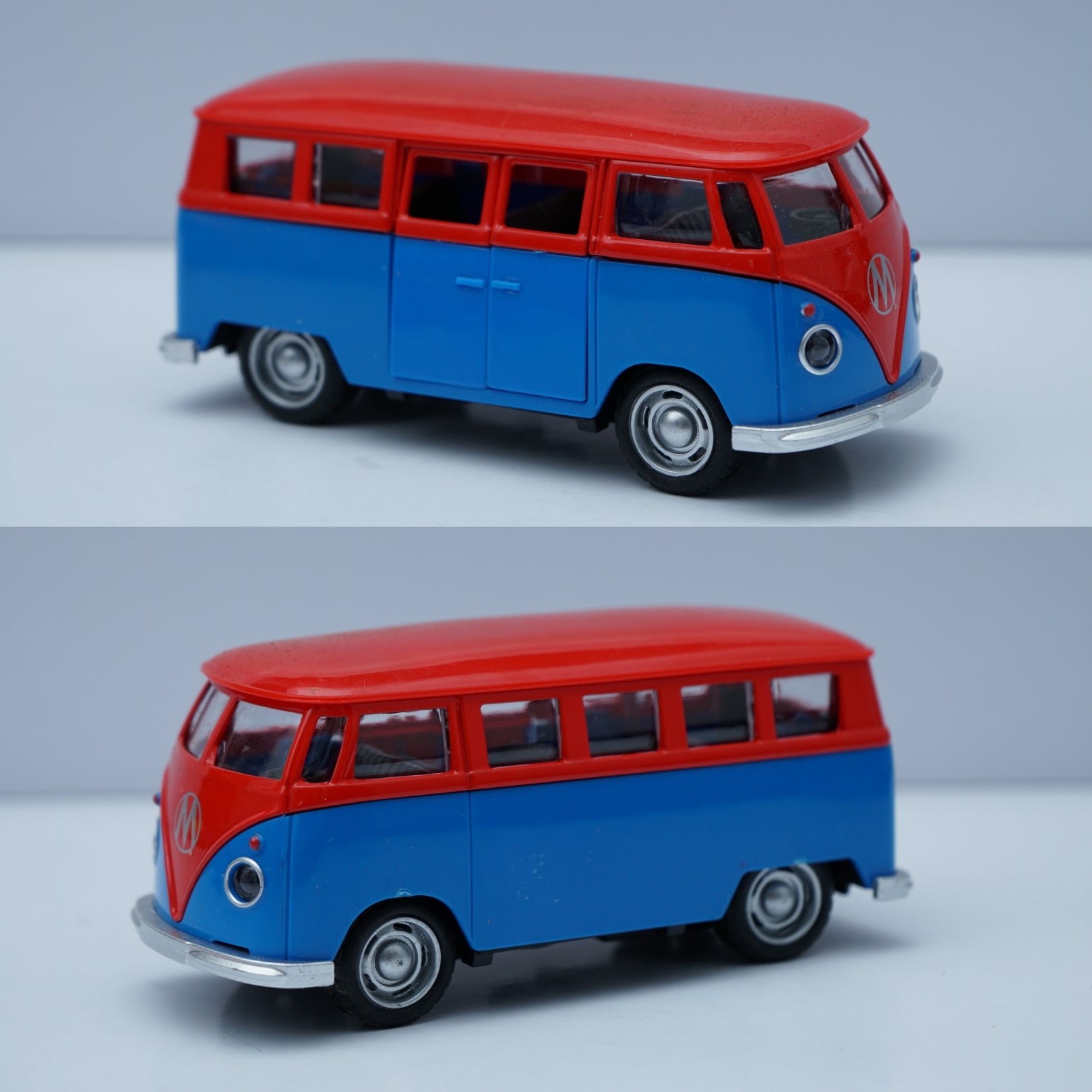 Volkswagen T1 Diecast, Blue-Red -  Kunju Vandi  