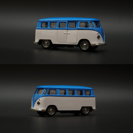 Volkswagen T1 Diecast, Blue-White -  Kunju Vandi  