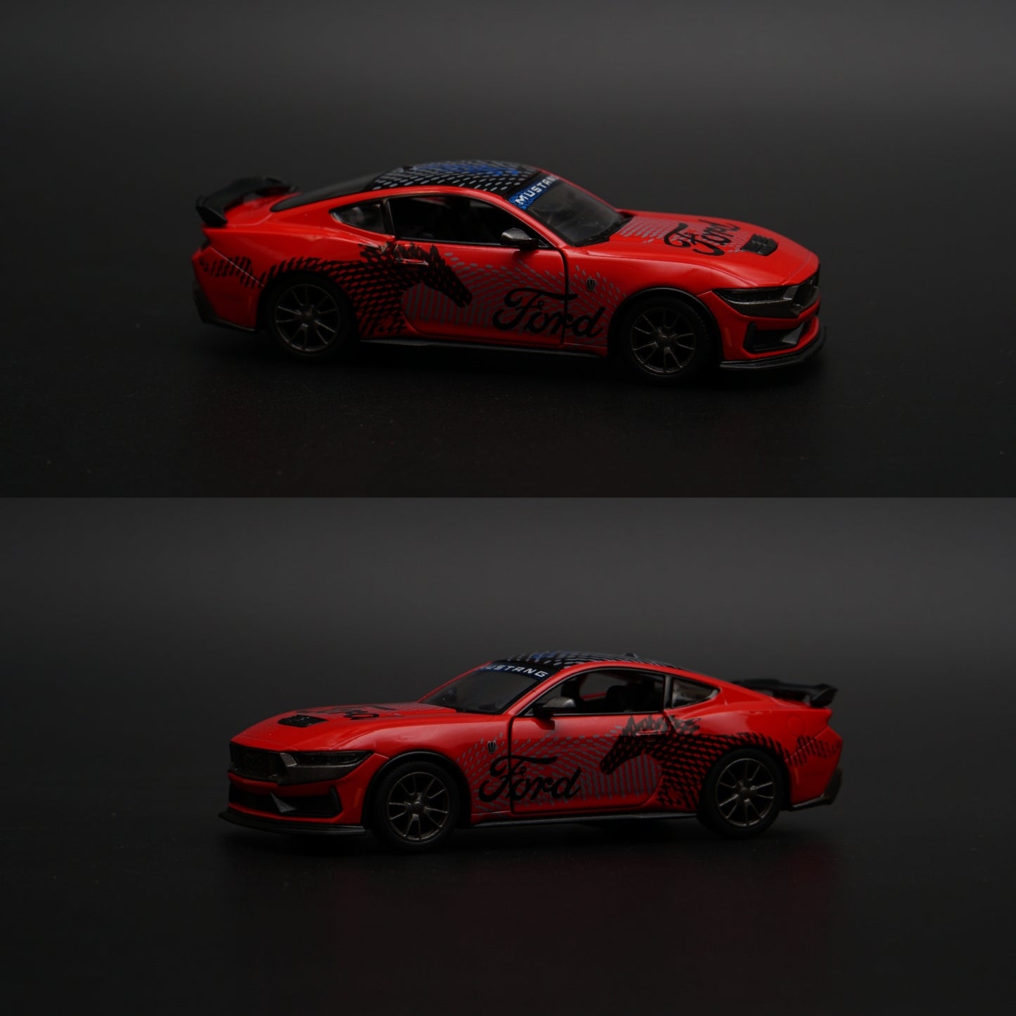 1:36 Kinsmart 2024 Ford Mustang Dark Horse (Red)
