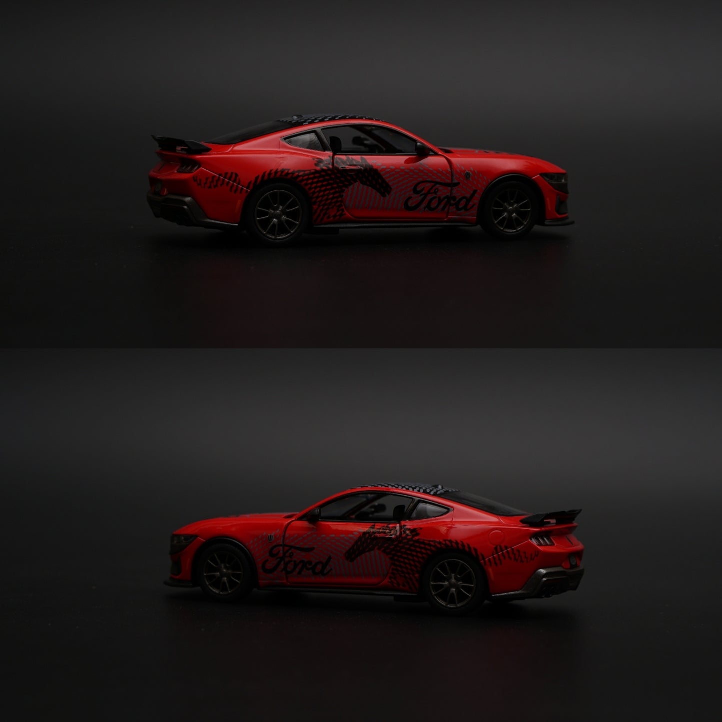 1:36 Kinsmart 2024 Ford Mustang Dark Horse (Red)