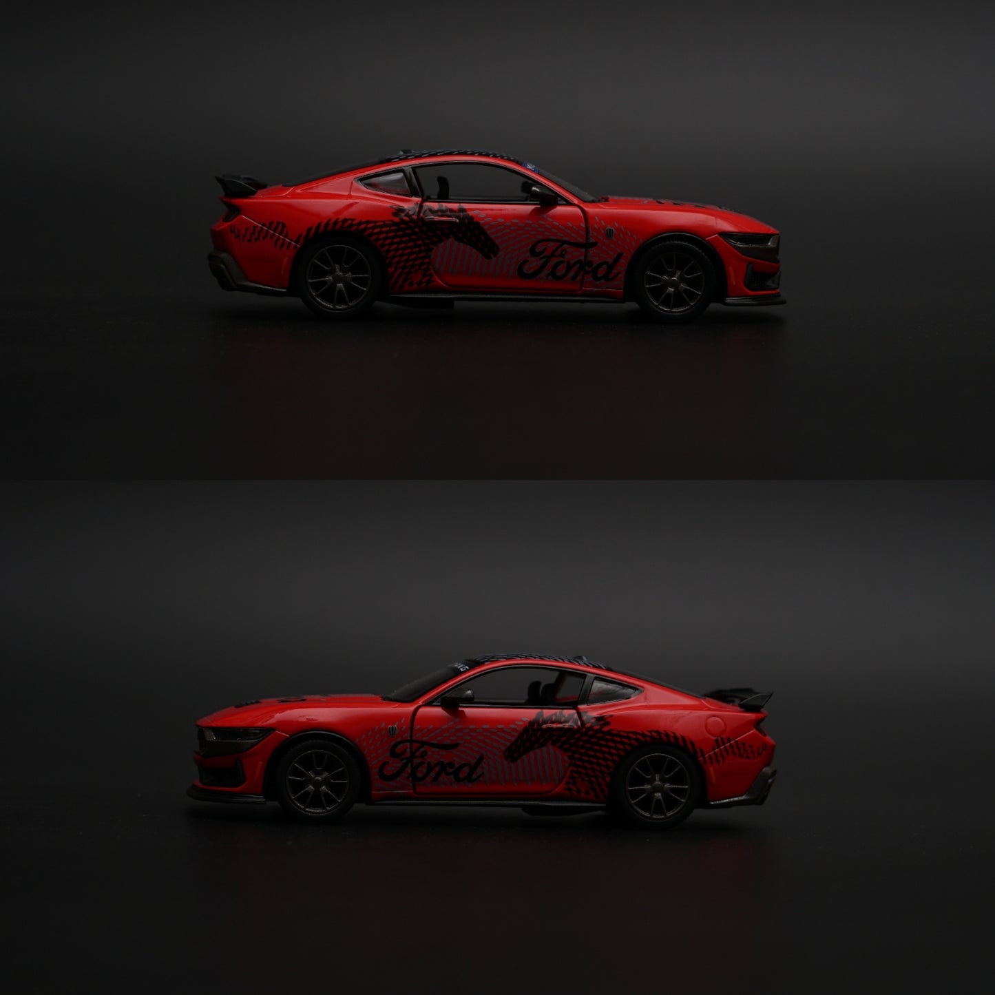 1:36 Kinsmart 2024 Ford Mustang Dark Horse (Red)