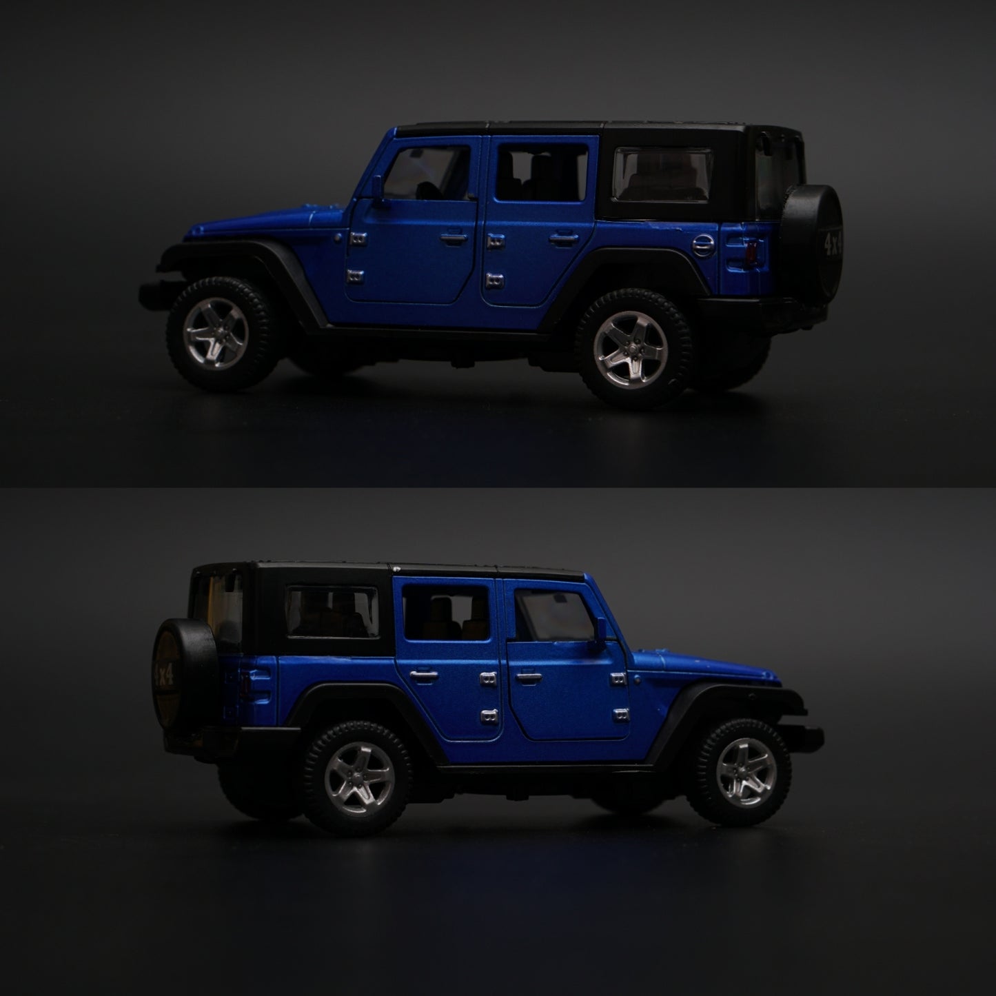 1:36 Gwagon , Jeep Diecast Combo ( Blue , Red )