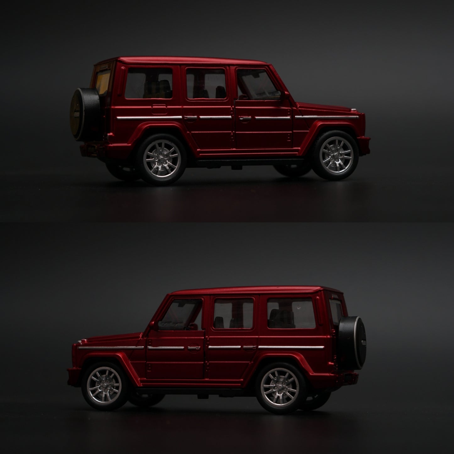 1:36 Gwagon , Jeep Diecast Combo ( Blue , Red )