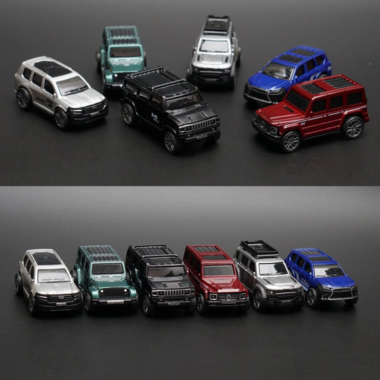 1:64 6Pcs SUV Cars Diecast Combo