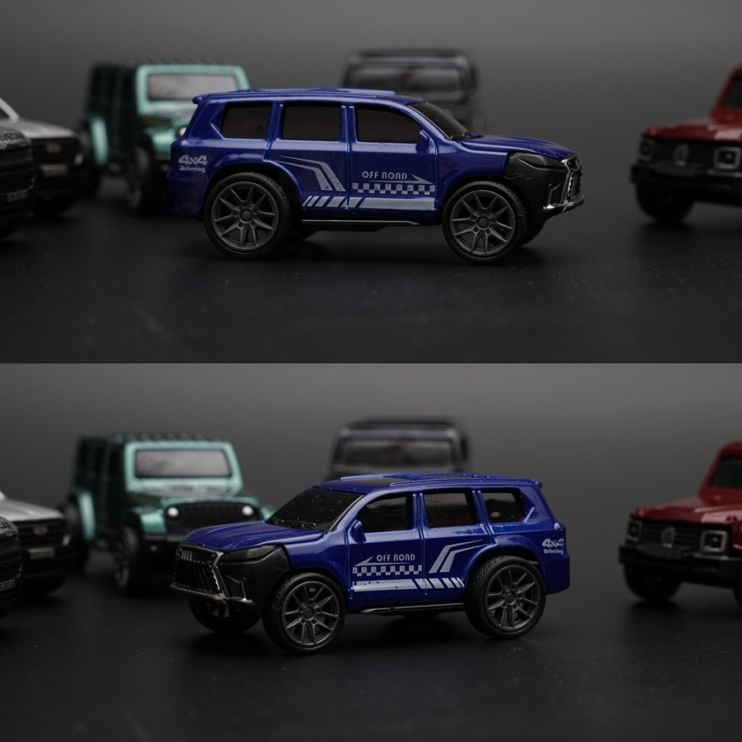 1:64 6Pcs SUV Cars Diecast Combo