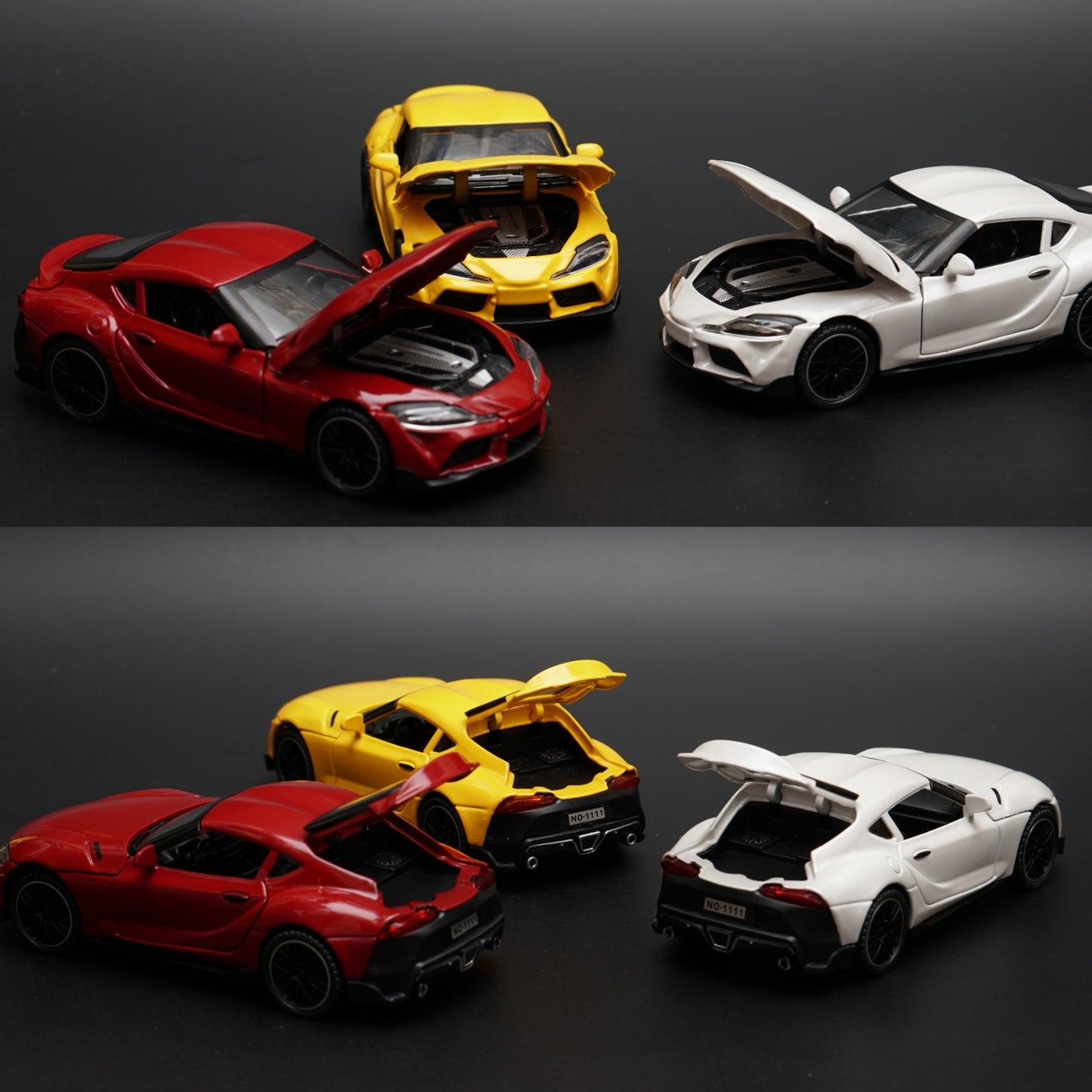 1:32 Supra MK5 Combo of 3 (Red,White,Yellow) -  Kunju Vandi  