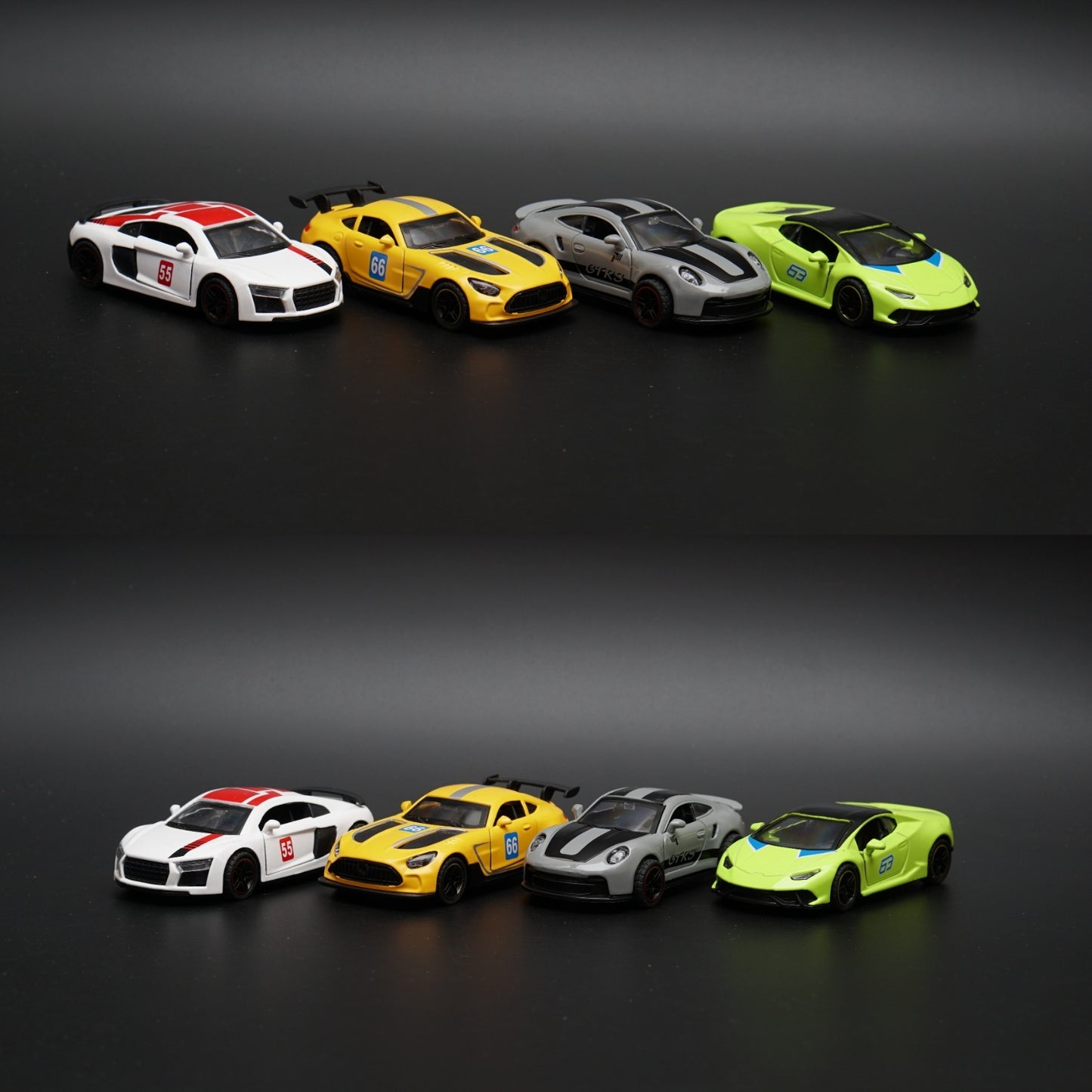1:43 Audi , AmgGt , Porsche , Lambo Diecast Combo -  Kunju Vandi  