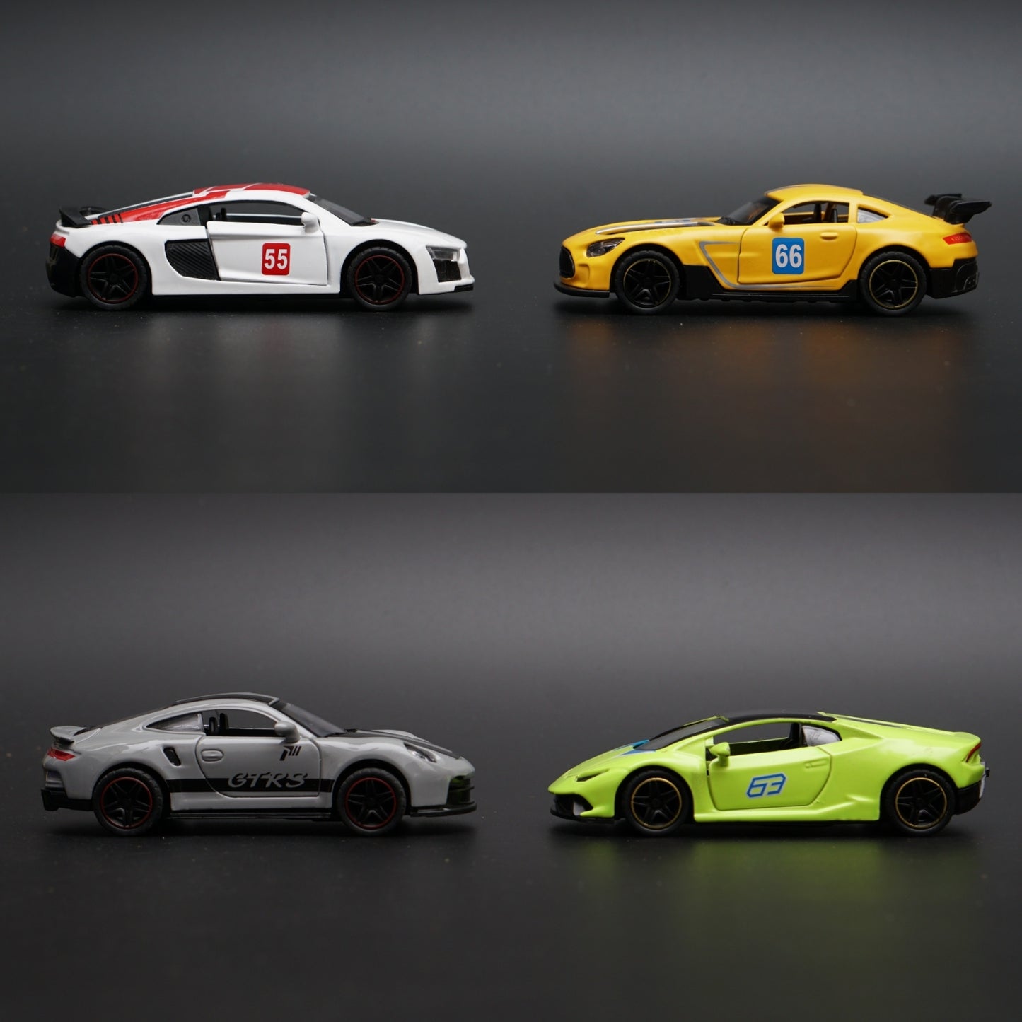1:43 Audi , AmgGt , Porsche , Lambo Diecast Combo -  Kunju Vandi  