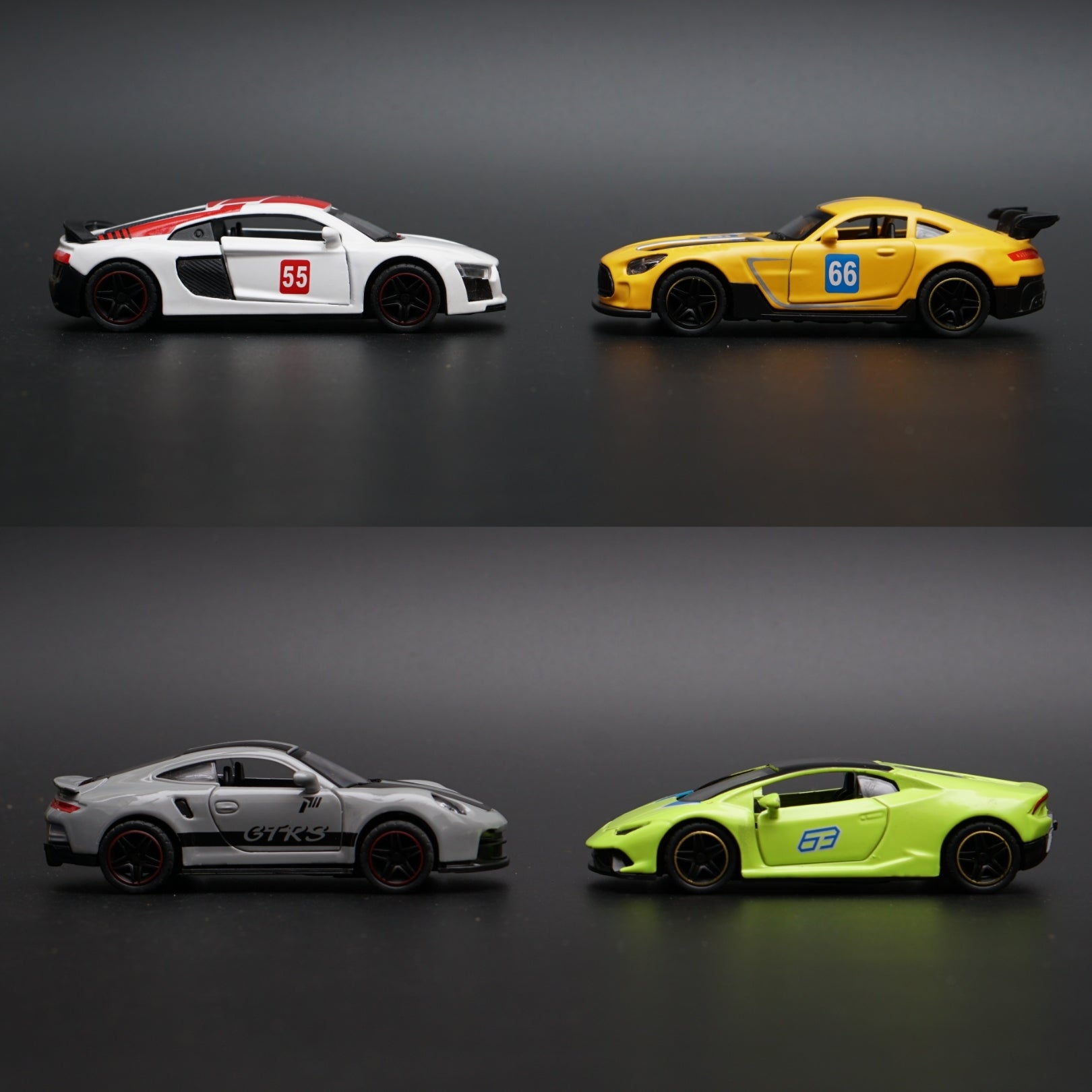 1:43 Audi , AmgGt , Porsche , Lambo Diecast Combo -  Kunju Vandi  