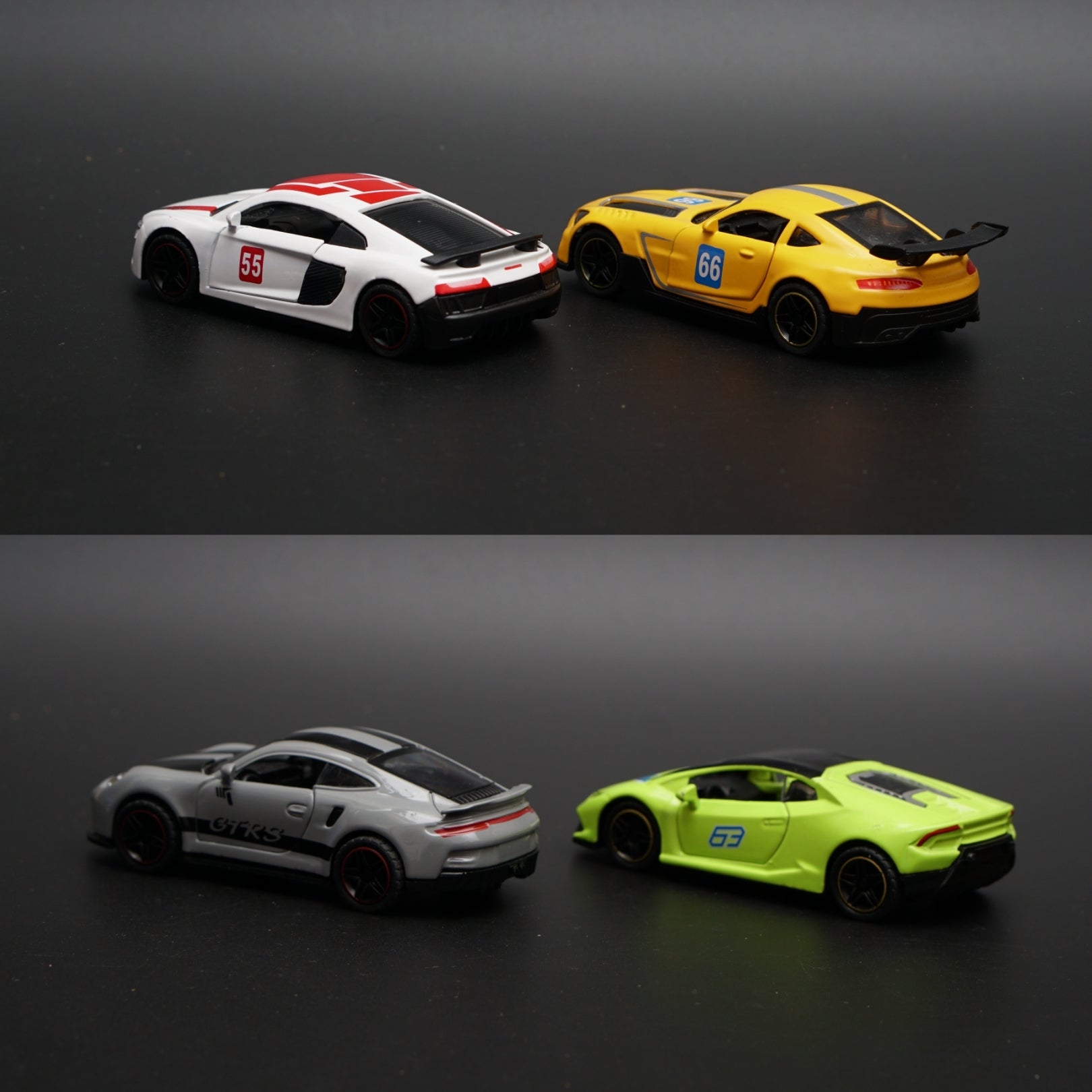 1:43 Audi , AmgGt , Porsche , Lambo Diecast Combo -  Kunju Vandi  