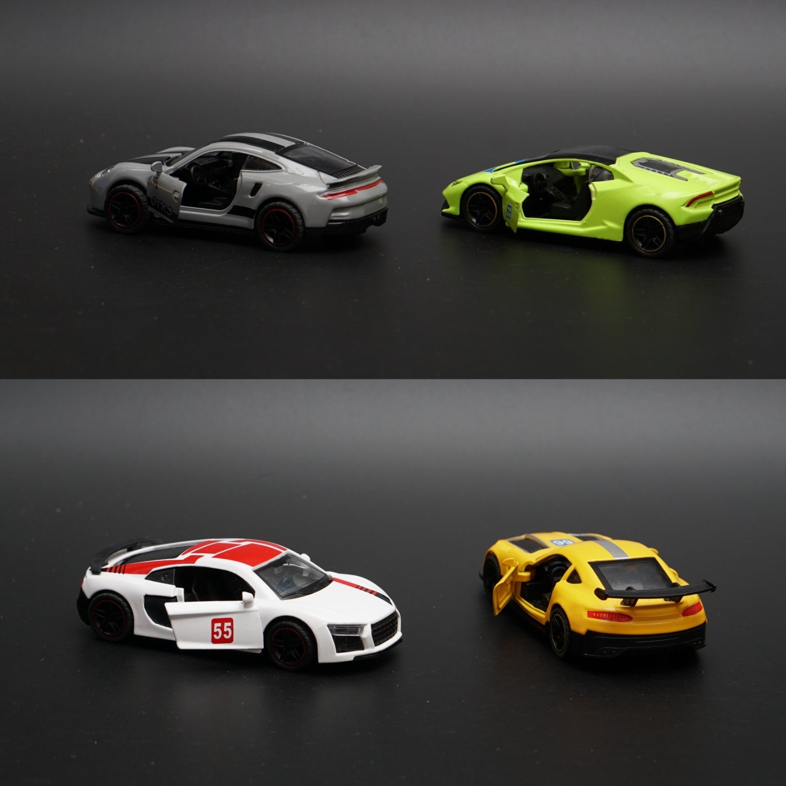 1:43 Audi , AmgGt , Porsche , Lambo Diecast Combo -  Kunju Vandi  
